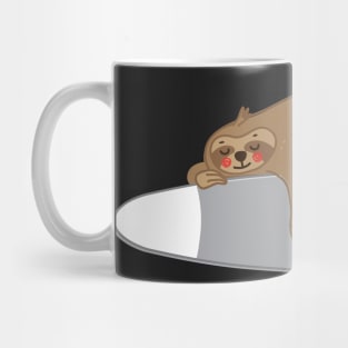 Sloth on a Rocket Mug